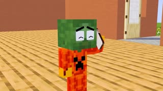 Monster School THE FIRE BABY ZOMBIE - Sad Story - Minecraft Animation