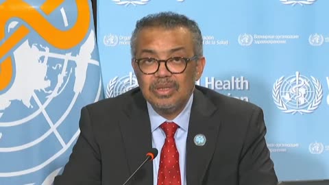 NOW - Tedros: "The continued politicization of the [Covid] origins