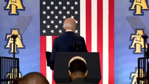 BUMBLING Biden Makes A Joke Of Himself By Awkward Hand Gesture After Speech