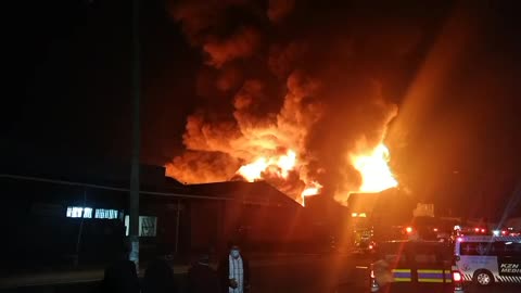 Durban chemical factory goes up in flames