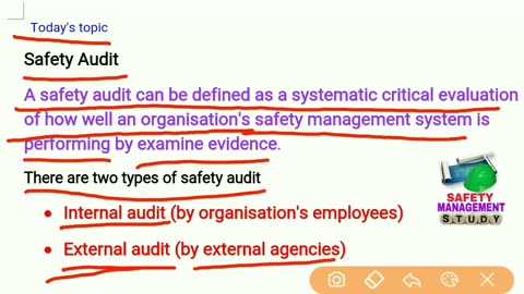 What is safety audit _ safety audit in Hindi _ types of safety audit #safetyvideo