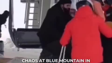 CHAOS AT BLUE MOUNTAIN INONTARIO AFTER MAN REFUSESTO FOLLOW THE RESORT'SMASK POLICY