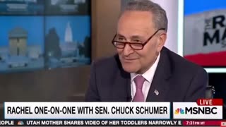 Let’s not forget what Schumer said about Trump disrupting the regime