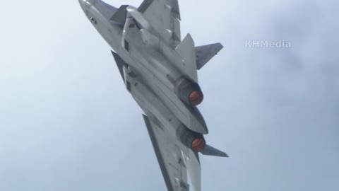 RUSSIAN SU 57 FIGHTER JET IN ACTION