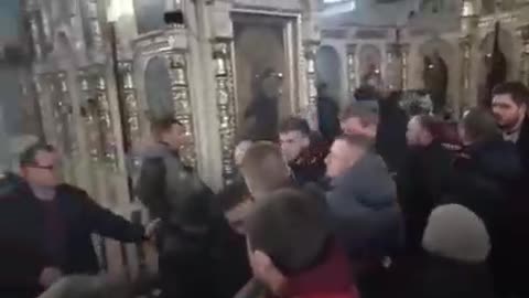 Nazis from Teroborona attacked an Orthodox priest right in a church in Cherkasy region