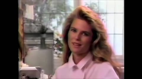 Prell Shampoo Commercial With Christie Brinkley (1985)