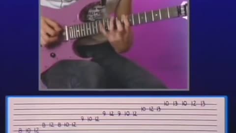 Insane 1987 Paul Gilbert Lesson - Im provising with Hammer Ons and Pull Offs