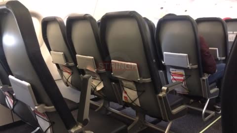 Spirit Airlines Flight Empty Amid Coronavirus Pandemic
