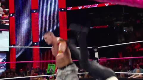 FULL MATCH_Jhon Cena vs Seth Rollins_Raw Oct 27 2014.mp4