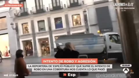 Spain: African immigrant robs a reporter live in Madrid and threatens to k*ll her