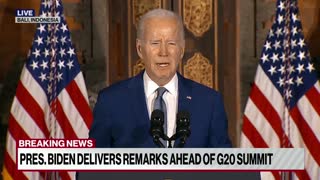 President Biden delivers remarks after high-stakes meeting with China's Xi Jinping