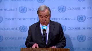 'We need de-escalation now': UN Chief