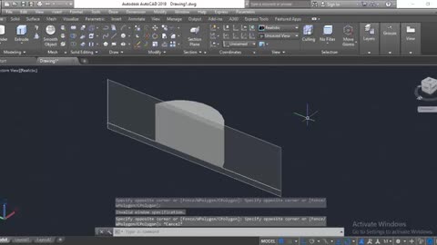 3D Section Plane View Drawing on AutoCAD by Masroor Khan For Beginners