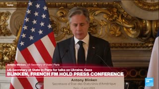 US Secretary of State, French Foreign Minister hold press conference • FRANCE 24