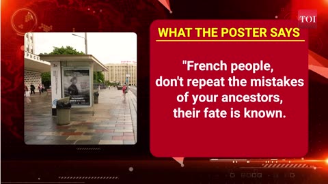 Moscow: Threat Poster Pasted Outside French Embassy; 'Like Your Ancestors, Troops Who...'