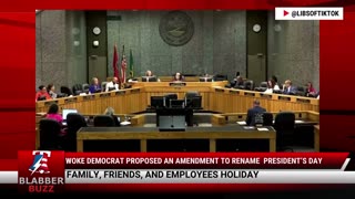 Woke Democrat Proposed An Amendment To Rename President's Day