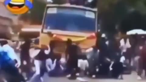 Funni video in india bus driving boys