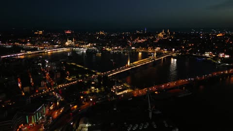 Drone View in Night