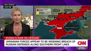 Ukrainian forces appear to make headway on the southern front lines