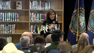 Young kid trolls Nikki Haley at Campaign Stop