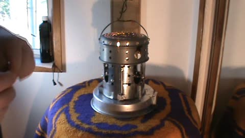 I built a ultra-pure lamp oil space heater