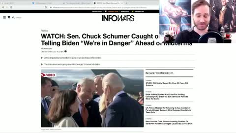 CHUCK SCHUMER CAUGHT TELLING BIDEN “WE’RE IN DANGER” AHEAD OF MIDTERMS