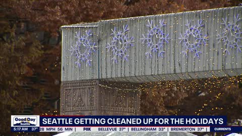 Seattle getting cleaned up for the holidays FOX 13 Seattle
