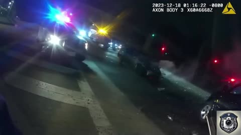 Bodycam footage shows INSANE MULTI-CAR collision in Los Angeles