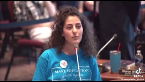 American patriot School Teacher at school board meeting - STEP UP PARENTS be loud be heard