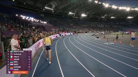 CHAMPIONSHIP RECORD! 🔥 Men's 400m hurdles final replay / Roma 2024