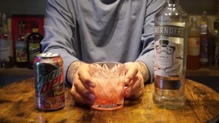 Smirnoff Vanilla Vodka & Mtn Dew Baja Point Break Punch