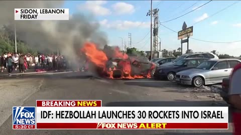 Hezbollah launches 30 rockets into Israel- IDF