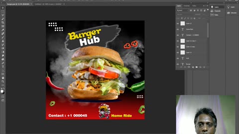 Burger poster desing