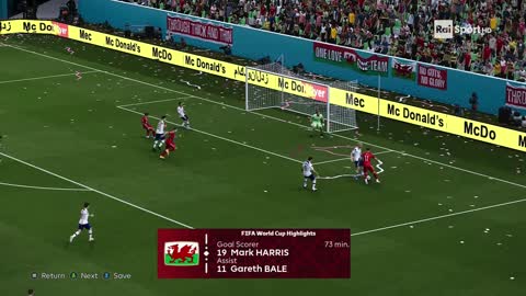 eFootball PES 2021 l The second Group B game FIFA World Cup Quatar 2022 United States v Wales