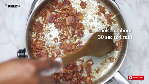Make This Creamy Bacon Pasta Recipe in 15 minutes