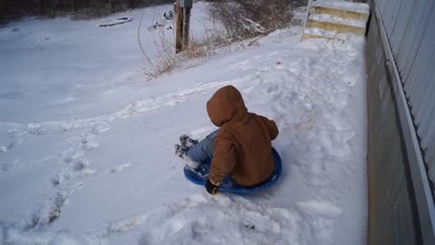 Paul Sledding 1