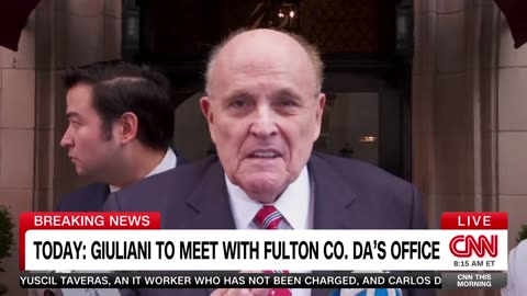 Rudy Giuliani turns himself in to the Fulton County jail