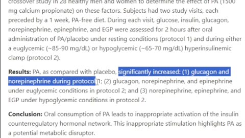 Food Preservative that Mimics DIABETES