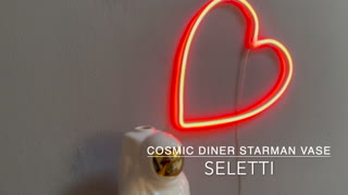 Cosmic Diner Starman Vase by Seletti