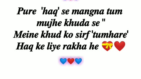 Shayri love