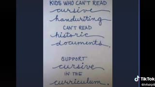 Why Did They Stop Teaching Cursive Writing?