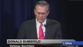 Donald Rumsfeld Sept 10, 2001