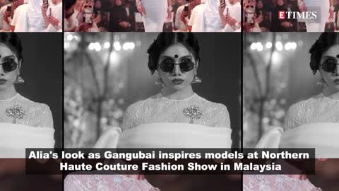 Alia Bhatt's 'Gangubai Kathiawadi' inspires Malaysian fashion show