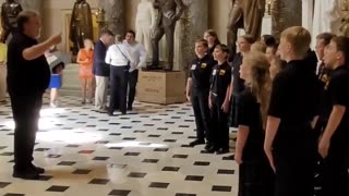 Rushingbrook Children's Choir at the Capitol - stopped by capital police (long version)