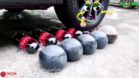 Cruching jelly by car | kids favorite