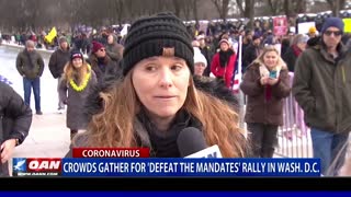 OAN speaks with participants of 'Defeat the Mandates' rally (PART1)
