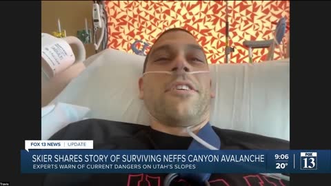 Skier buried in avalanche for 8 hours Wednesday grateful for heroic rescue