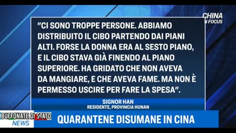 In Cina murano in casa i positivi o li rinchiudono nei container alla FAME!