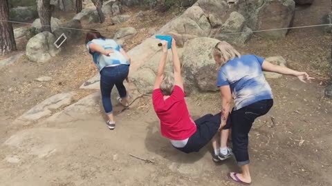 Three Moms Fail At Ziplining