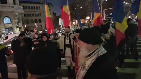 Pomenirea Parintelui Sorin Grecu in Piata Universitatii